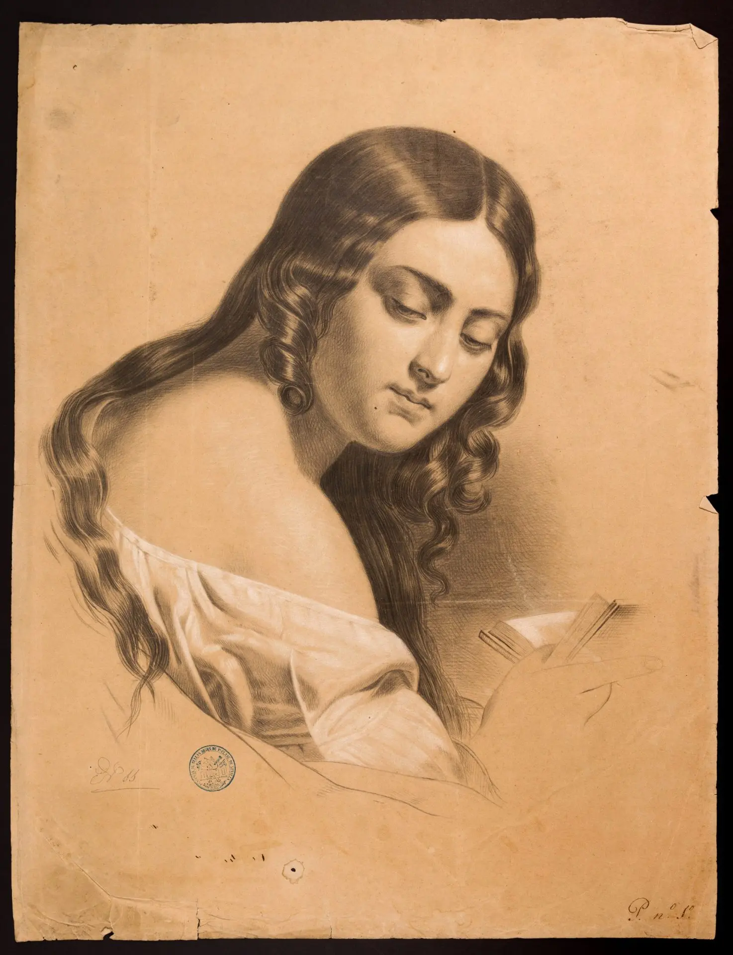 Dibujo de Bernardino Gayoso y Fernández