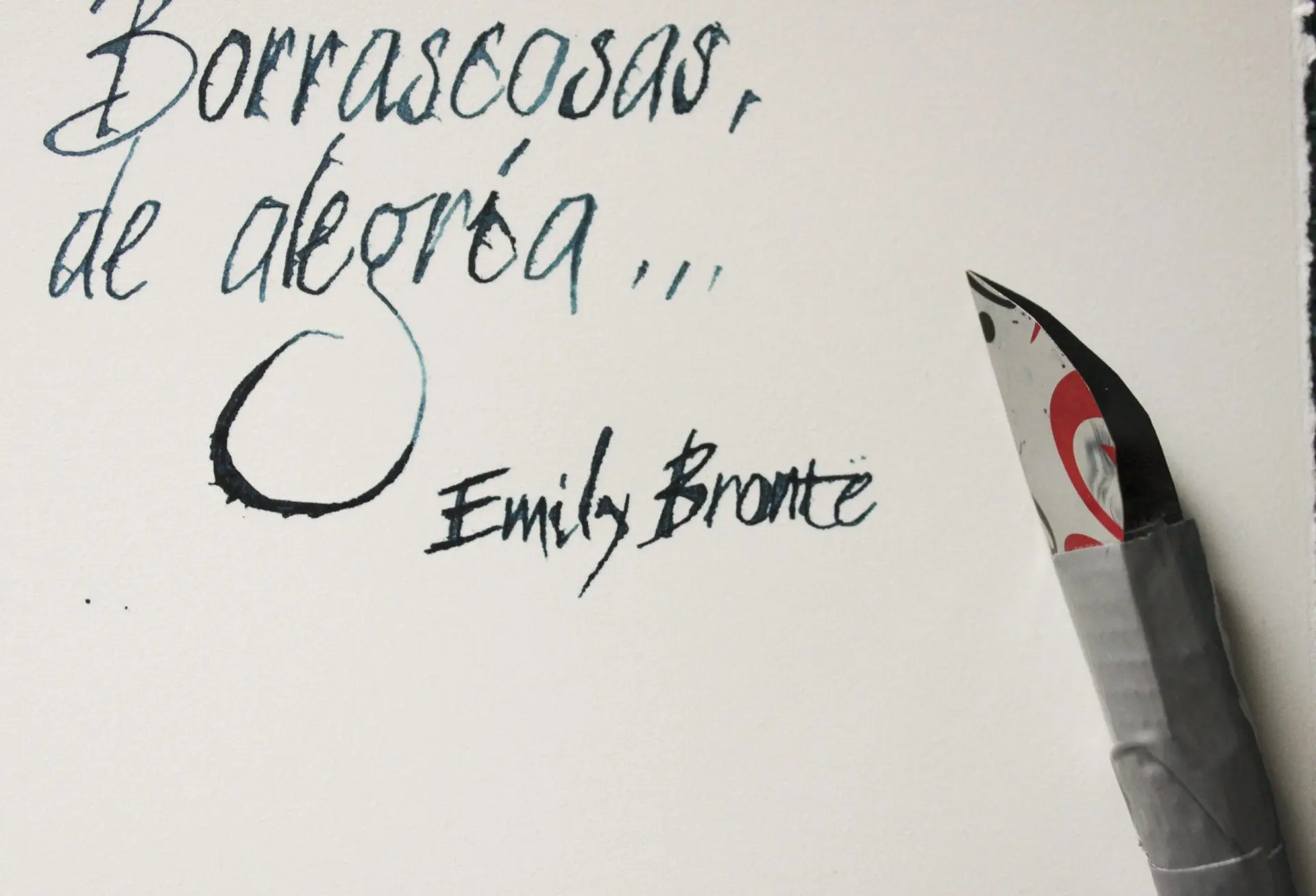 proyecto de caligrafía